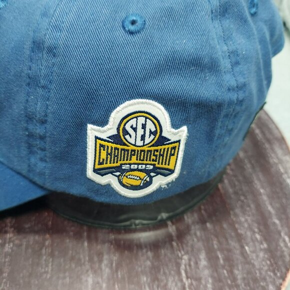 2009 SEC Football Championship Florida Gators Blue Baseball Cap Adjustable Logo - Picture 3 of 9